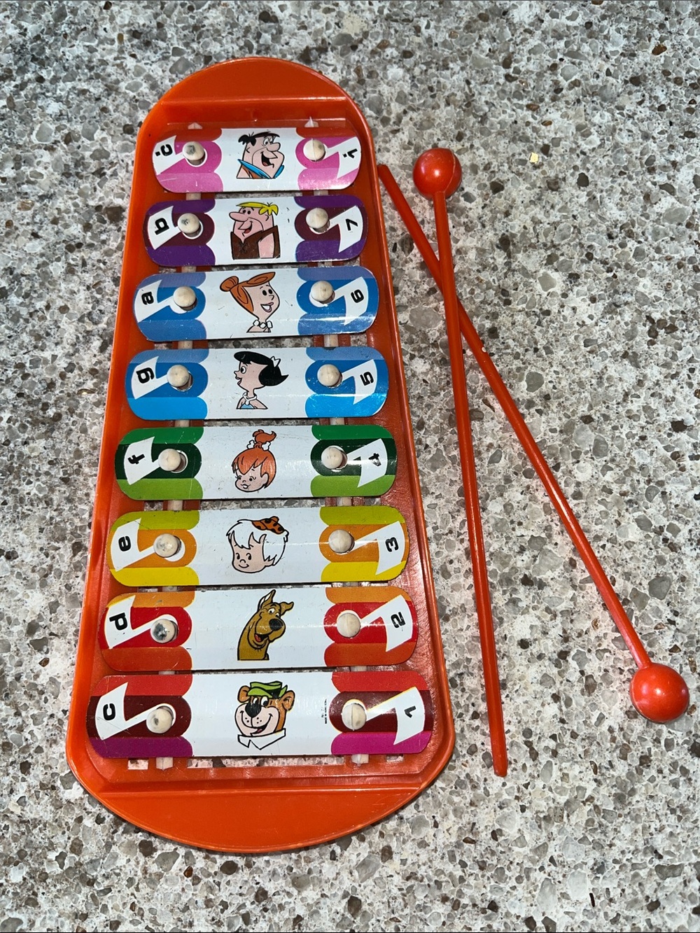 Vintage Hanna-Barbera Character Xylophone